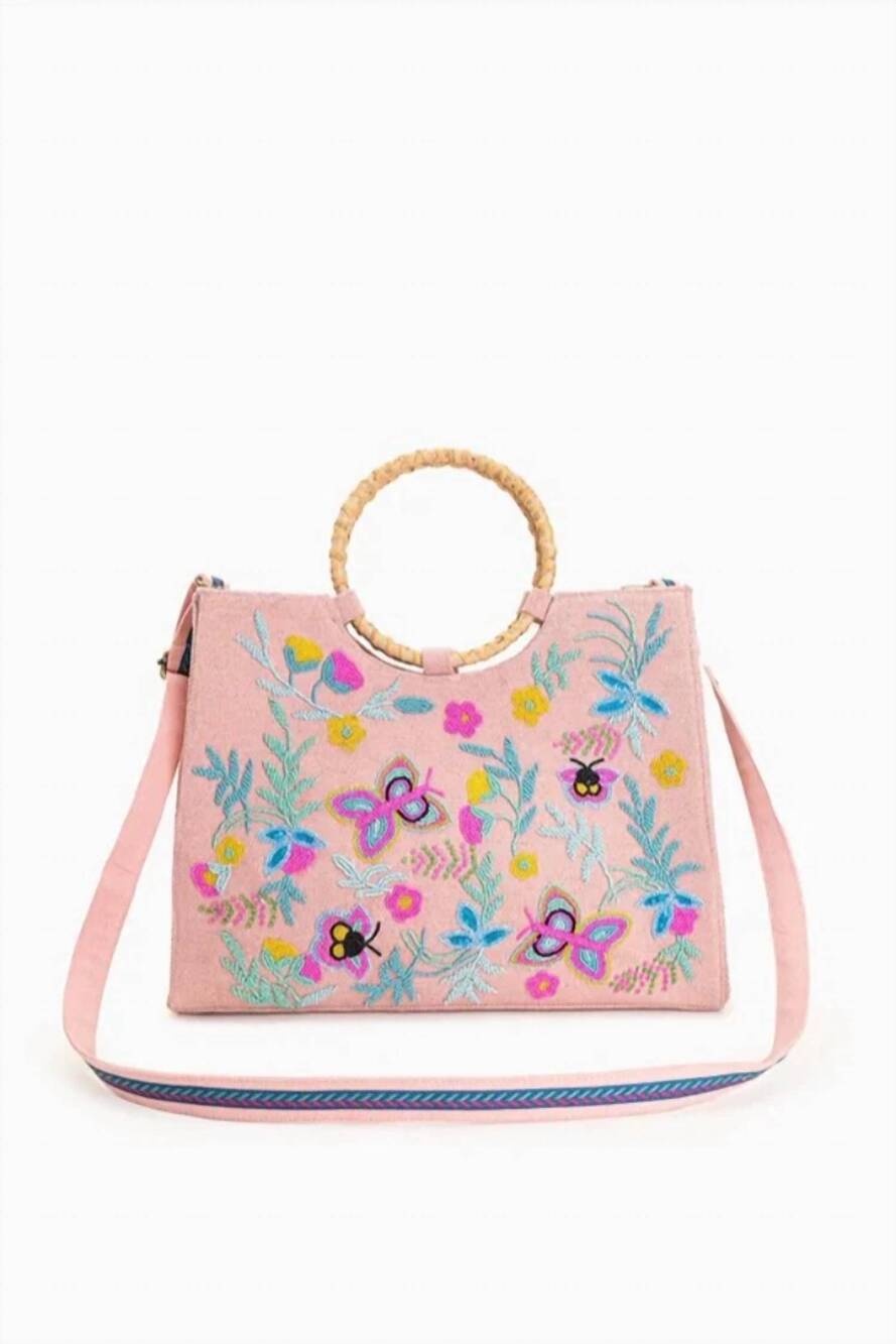 NEW AMERICA & BEYOND women's blushy tote bag in multicolor